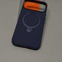 TORRAS Q3 Silicone for iPhone 17 Pro Max Case with Stand, Fit for MagSafe, Liquid Silicone Soft Cozy Grip, 360 Spin Stand, Camera Control, Protective Case for iPhone 17 Pro Max Silicone, Deep Blue