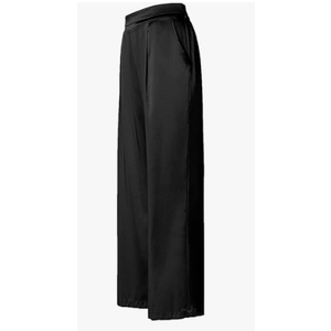 Real Silk Pants Wide Leg Pants Women Summer Satin Silk Straight Trousers
Banana Pants Black L