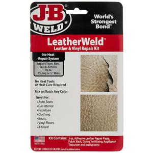 J-B Weld 2130 Vinyl and Leather Repair Kit, 3 oz, Black