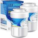 ICEPURE RWF0600A Replacement for GE MWFINT, 197D6321P006, WFC1201, GSH25JSDDSS, PSHS6PGZBESS, SGF-G9, RWF1060 Refrigerator Water Filter 2PACK