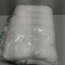 Ultra Flat Thin Pillows for Sleeping Standard Size, 3" High Slim Bed Pillow for Back Stomach Sleepers Down Alternative Filling Hypoallergenic White 18x26 in