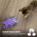 Catstages Purr Pillow Cat Toy Plush Cat Toy with Touch-Activated Purr for Calming Cats & Kittens