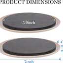 Furniture Sliders for Carpet, 8 Pcs 7" Round Furniture Moving Sliders, Heavy-Duty Furniture Movers - Reusable Carpet Sliders, Move Any Item Quickly, Easily and Safe!