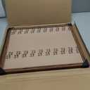 Rustic Walnut 15x19 Frame - Single Frame, 15 x 19 Poster Frame for Artwork, Puzzles, Photos and Movie Posters Picture Frames