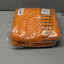 MALLONI HOME Cotton 2 Pack Oversized Bath Towel Set 28x55 inches, Large Bath Towels, Ultra Absorbent Compact Quickdry & Lightweight Towel, Ideal for Gym Travel Camp Pool - Orange