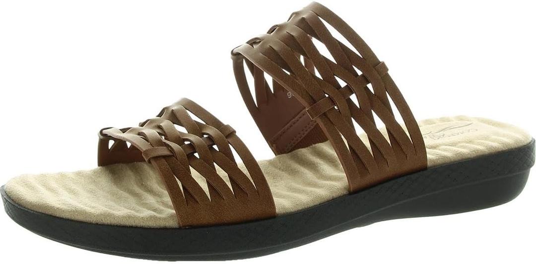 Easy Street Women's Agata (8 Narrow, Tan)