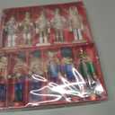 11 Piece Christmas Nutcracker Set Wooden Soldier Nutcrackers Hanging Ornaments for Xmas Tree Table Decor(Fresh Style)