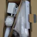 VTech SN5147 Amplified Corded/Cordless Senior Phone with Answering Machine, Big Buttons, 90dB Extra-Loud Visual Ringer, 50dB Audio Assist, Call Blocker, White