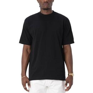 Pro Club Men's Heavyweight Cotton Short Sleeve Crew Neck T-Shirt (7X-Large, Black)