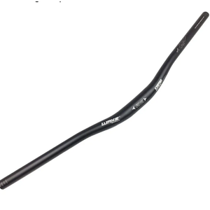 Wake 31.8mm MTB Mountain Bike Handlebar, Aluminum Alloy Mountain Bike Bicycle Riser Handlebar Extra Long 720/780mm with Paint Matte Surface (Black, 720mm)