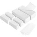 600-Count Non Woven Wax Strips, 2 Size Body and Facial Epilating Wax Strips Paper for Hair Removal, Beauty Waxing Strips for Leg Face Chest Back and Bikini(2pcs)