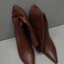 Women Knee High Boots Pointed Toe Kitten Heel Tall Boots for Women Side Zipper Fall Knee High Boots (7.5, A. Brown)