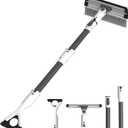 47.3" Car Snow Brush & Snow Broom for Truck SUV | Extendable Ice Scrapers for Car Windshield with Foam Grip | No-Scratch Soft Bristles for Vehicle Roof Cleaning | Heavy Duty Auto Snow Removal Tool