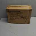 Halloween Decorations 5ft Giant Light Up Spider, 60inch Scary Spider with 56 LED Light, Timer, Creepy Spooky Decor, Glowing Eyes, Haunted Horror Prop for Spiderweb, Indoor, Outdoor, Yard (Purple)