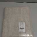 NICETOWN 100% Blackout Linen Curtains 90" Long for Bedroom, Thermal Insulated Living Room Curtains with Liner, Farmhouse Style Linen Blend Window Draperies for Dining Room (2 Panels, 52" W, Natural)