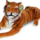 Melissa & Doug Giant Tiger - Lifelike Stuffed Animal (Over 5 feet Long), 31.8 x 18.65 x 10.5