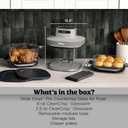 Ninja Crispi Pro Glass Air Fryer, 6-in-1, Bone, AS101LG, 6 Quarts