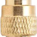 Tractor Air Liquid Valve, Brass Tire Valve Stems TR218A TR618A CH3 Core Housings Replacement (Pack of 10)