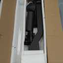 64 Inches Rocket Stove, Wood Pellet Patio Heater with Glass Tube, Portable Fireplace for Backyard, Porch, Patio and Garden