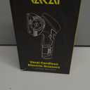 Cordless Electric Scissors, Fast Charging Rechargeable Cardboard Cutter with Replaceable Blades and Long-Lasting Battery, Effortless Cutting for Cloth, Fabric, Plastic & Leather (Gray-black)