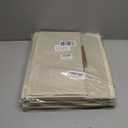 LIKMYPICK Shoe Organizer for Closet, 2 Pack Shoe Organizer with Clear Cover, Closet Shoe Storage Containers w/ Adjustable Dividers, Foldable Storage Bins for Shoes, Fits 16-32 Pairs, Beige