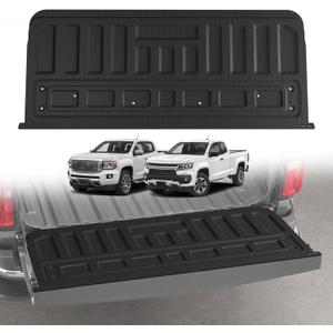 TripleAliners Truck Mat Compatible with 2015-2022 Chevy Colorado & GMC Canyon Tailgate Accessories, Tailgate Mat Custom Fit All Weather Protection Pickup Liner, Won't Fit Drop-in Liners