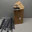 Room Divider Curtain Rod for Room Separation, 4-10ft(H) 28-171inch(W) Adjustable No Drilling Tension Curtain Rods, Heavy Duty Temporary Privacy Wall Divider(Black)