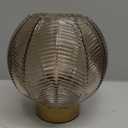 Battery Operated Lamp with Timer, Cordless Table Lamps with Bulb, Battery Powered Light, Small Lamps for Living Room Decorative Bedside for Corner Bedroom-Amber