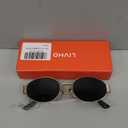 livho 2025 Trendy Oval Sunglasses - Stylish Polarized Shades for Everyday - Retro Metal Frames