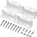 RICH SOLAR Solar Panel Mounting Hardware Z Brackets for RV Roof Boat Set of 4 Units