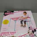 Jakks Pacific Minnie Jr Activity Table Set with One Chairs ,Teal and Red