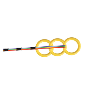 IWOWHERO 12 Pcs Walking Ropes for Preschoolers Childproof Traction Rope with Holder Ring Perfect for Toddlers Daycare Kindergarten Outdoor Playtime