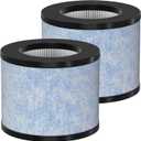 C102 MA-01CW True HEPA Replacement Filter Compatible with Miko Ibuki C102 Air Cleaner Purifier and Okaysou AirMic4S, True HEPA Filter Set, 2 Pack