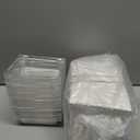 50 Pack Charcuterie Boxes with Clear Lids, 4 Inches White Dessert Boxes To Go Disposable Mini Charcuterie Boxes for Cookie, Sandwich, Strawberry, Cupcake, Macaron, Cake Slice