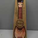 YOLOPLUS+ 17 Inch Kids Ukulele Guitar Toy 4 Strings Mini Children Musical Instruments Educational Learning Toy for Toddler Beginner Keep Tone Anti-Impact Can Play with Picks/Strap/Primary Tutorial (Sprucewood)