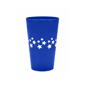 4pcs Patriotic Plastic Cups 4th of July Star Drinking Tumbler, USA