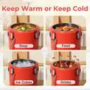 lesolar 21QT Insulated Soup Container Carrier with Spoon, 5 Gallon Portable Commercial Hot Box Food Warmer for Hot or Cold Food Large Insulated Barrel Cooler for Restaurant Canteen Home Party