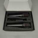 Wireless Microphones, 5-level Volume Adjustment, Dual Handheld Dynamic Mic with Dynamic Ambient Lighting,Ultra-Stable Rechargeable Receiver,40H Duration, 200ft Range,Karaoke Microphone for Singing