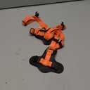 Plutus Pet Adjustable No Pull Dog Harness with Leather Accents, Heavy Duty Reflective Nylon Vest for Training, Hiking, Easy Walk Harness for Small, Medium, Large Dogs (Orange, M)