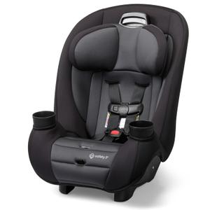Safety 1st Ellaris 3-in-1 Convertible Car Seat, Slim Fit Design, Rear & Forward-Facing, 5-Position Headrest, 3-Across Fit, Travel-Friendly with Machine-Washable Seat Pad, Smokey Haze, Manufactured in 06/01/2025