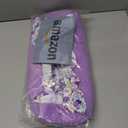 June Garden Cozy Dream Doll Bassinet - Baby Doll Portable Carrier - Fits for American Girl Dolls up to 14" - Soft Pillow & Safety Buckle Included - Purple