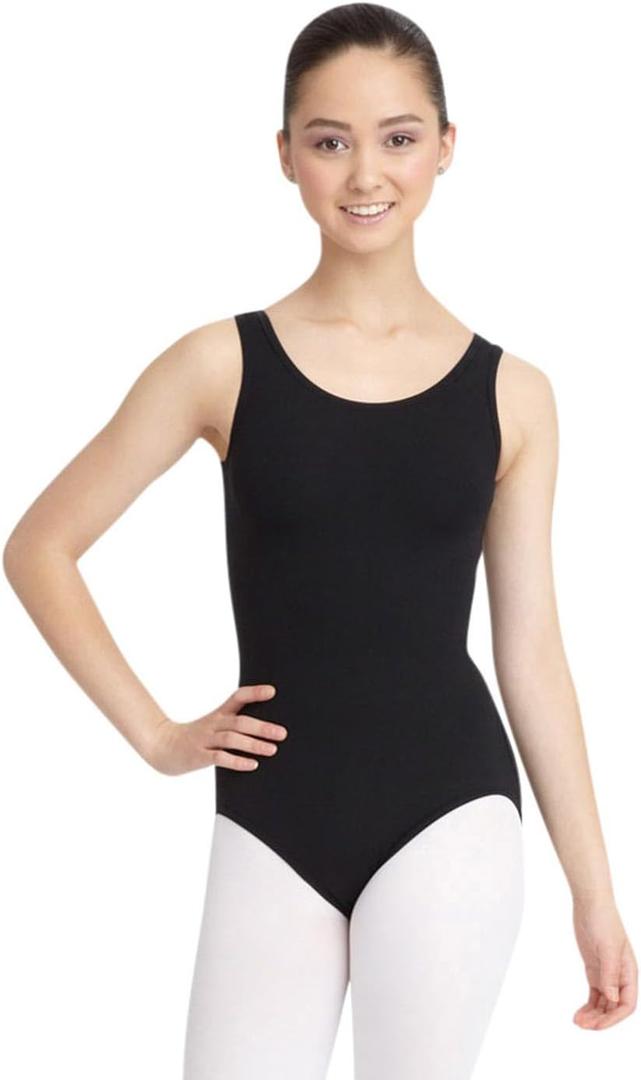 Capezio Women's Classic V-Neck Camisole Leotard (Medium, Black)