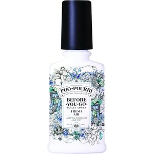 Poo-Pourri Before-You-Go Toilet Spray, Fresh Air, 4 Fl Oz, Up to 200 Uses, Bathroom Odor Deodorizer , Plant-Based with Essential Oils, for Home or Work, Jasmine, Fresh Air and Mint Scent