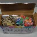 xFFFun Valentines Day Gifts for Kids - 28 Pack Dinosaurs Wood Painting Craft Kits with Dino Valentines Cards School Classroom Valentine Gifts Boy Girl Exchange Party Favors Bulk