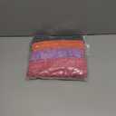 4 Pack Girls Athletic Shorts Dry-Fit Basketball Shorts with Pockets,Girls Running Shorts for Kids Gym Soccer (Medium, Black/Orange/Purple/Hot Pink)