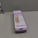 Conair Double Ceramic 1 -Inch Curling Iron, 1 -Inch Barrel Creates Soft Waves & Curls, Hair Curler for Use on Medium & Long Hair, White/Rose Gold