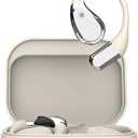 Open-Ear Bluetooth Earbuds with Hook Design, Long Battery Life, Clear Calls, Lightweight, Secure Fit, Workout Ready, DeepWhite