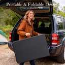 6FT Folding Table with Carrying Handle: Upgrade Thickened Heavy Duty Portable Foldable Table | Perfect Plastic Tables for Party, Dining, Wedding, Events, Picnic Indoor, Outdoor, Camping, Utility Black