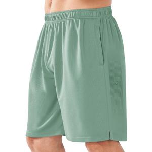 NORTHYARD Men's 10" Athletic Shorts Basketball Workout Gym Lightweight Quick Dry Shorts with Mesh & Zip Pockets (M)