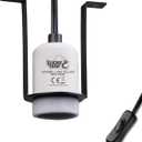 LUCKY HERP Reptile Ceramic Heat Lamp Holder, 1 Pack 300W Pet Heater Bracket (no Bulb Included), Heat Lamp Holder for Amphibians Terrariums Lizards Tortoise